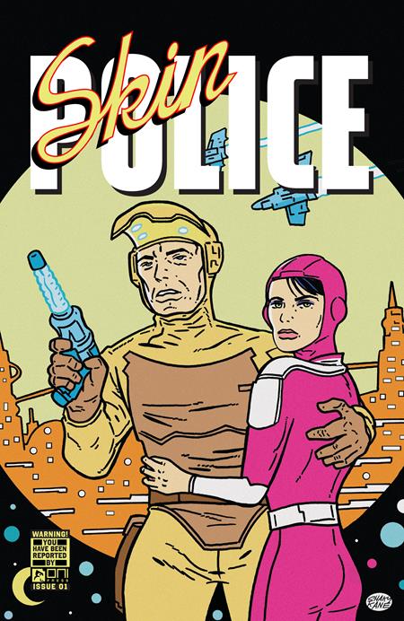 Skin Police #1 (of 4)  D Inc 1:20 Shaky Kane Pulp Art Var image