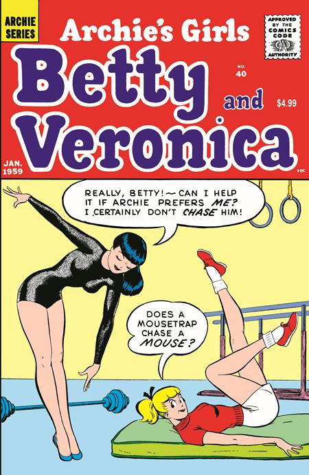 Archie Facsimile #8 Betty And Veronica #40 Cvr A Harry Lucey - Comics - Image - Pop Weasel