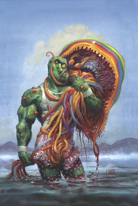 Toxic Avenger Comics #4  C Fred Harper With Exclusive Trading Card By Tba Var