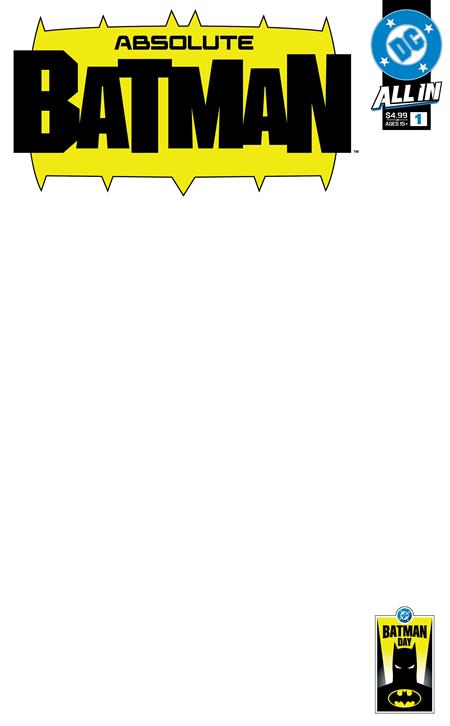 Batman Day 2025 - Absolute Batman #1 C Blank Var - Image