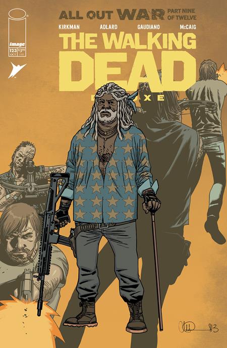 Walking Dead Deluxe #123  B Charlie Adlard & Dave Mccaig Var