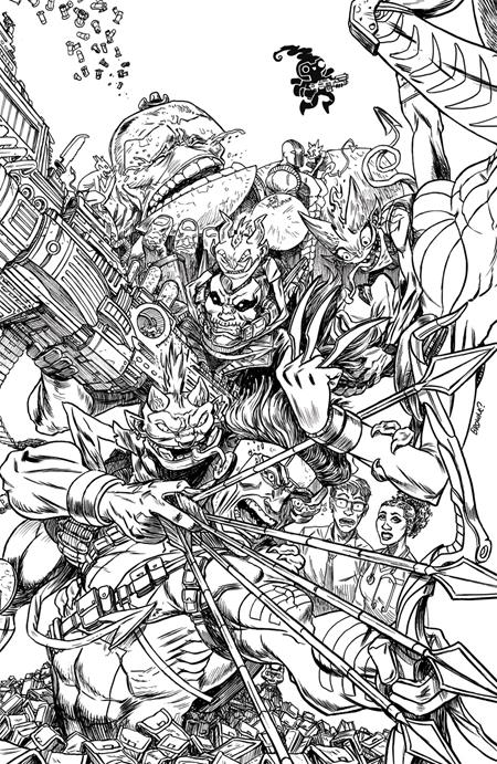 Lucky Devils #6 (of 9)  D Ryan Browne Youngblood Team Up B&w Virgin Var