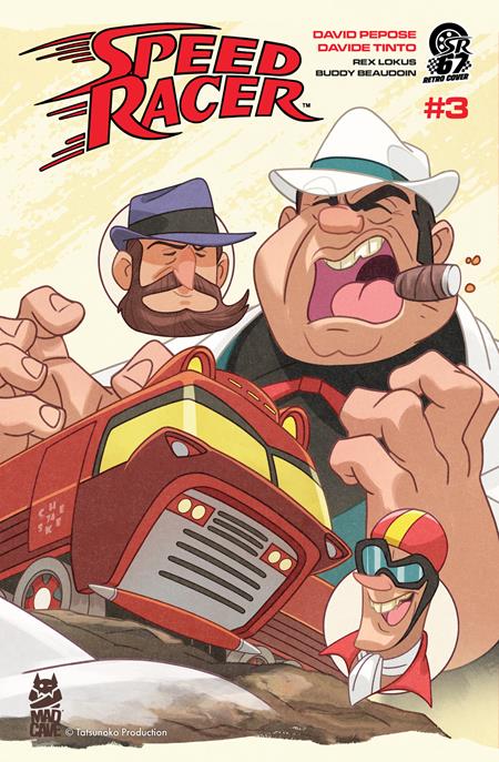 Speed Racer #3  B Sean Galloway Retro Manga Var
