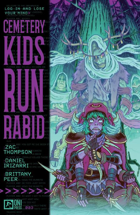 Cemetery Kids Run Rabid #3 (of 4)  A Daniel Irizarri