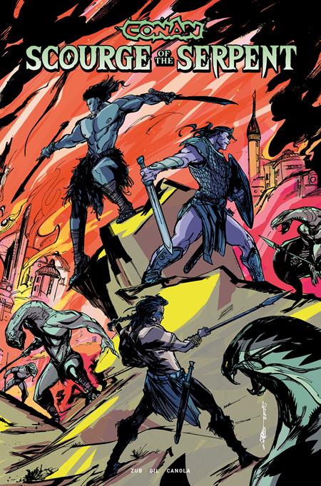 Conan The Barbarian Scourge Of The Serpent #2 (of 4)  E Eryk Dononvan Var