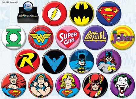 Ata-boy DC 144 Piece Button Asst - Badges & Pins - Image - Pop Weasel