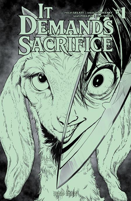 It Demands Sacrifice #1 (of 4)  J Adam Pollina Glow In The Dark Var