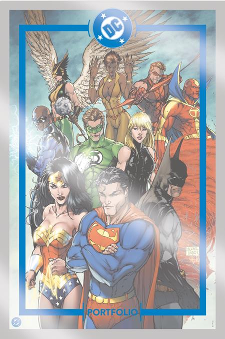 DC Portfolio Of Michael Turner Jla & The Flash 9 Print Set - Posters - Image - Pop Weasel