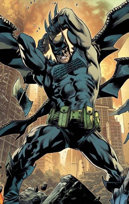 Absolute Batman #25  D Bryan Hitch Connecting Card Stock Var