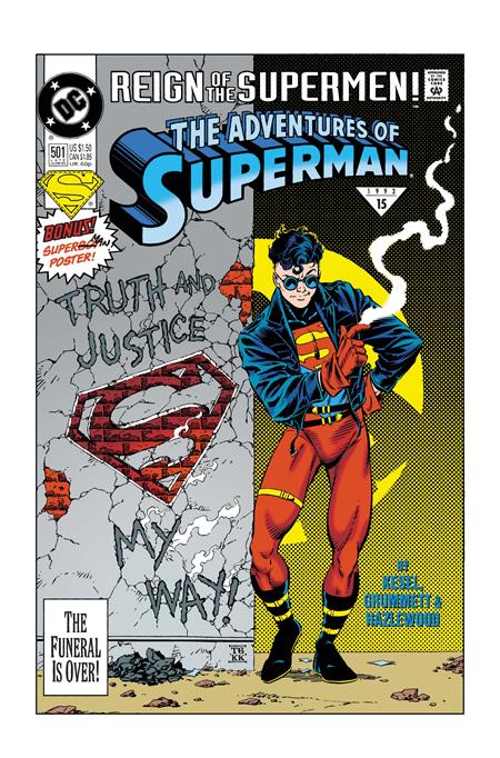 Adventures Of Superman #501 Facsimile Edition  A Tom Grummett