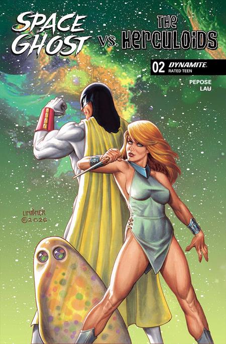 Space Ghost Vs The Herculoids #2  C Joseph Michael Linsner Var