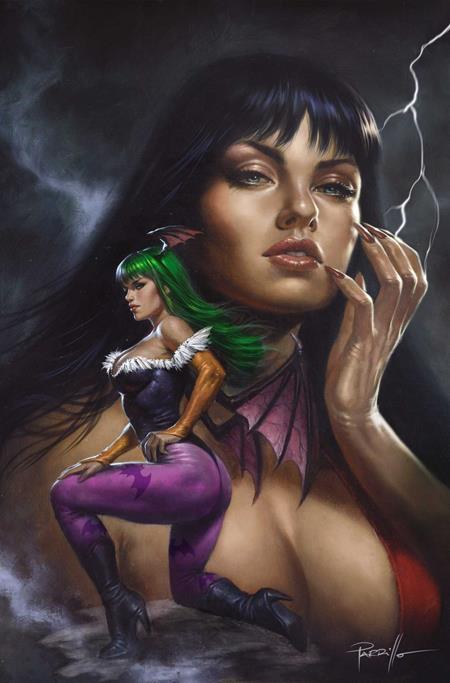 Vampirella Vs Darkstalkers Special #1  | One Shot  G Lucio Parrillo Metal Premium Var