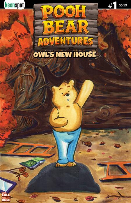 Pooh Bear Adventures Owls New House #1  | One Shot  B Tessa Rose Pooh Raises Paw Var