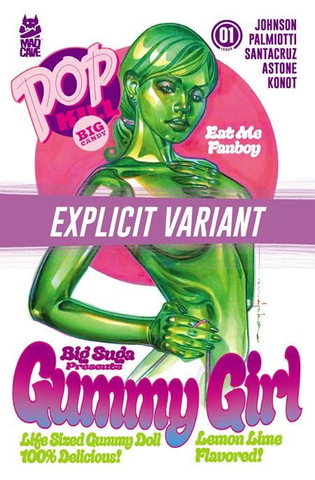 Pop Kill Big Candy #1 (of 4)  G Brian Stelfreeze Black Bag Cardstock Var
