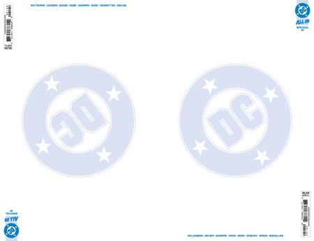 Dc All In Special #1  | One Shot Second Printing Cvr B Blank Var Allocations May Occur. image