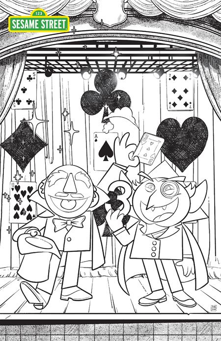 Sesame Street #4 (of 4)  C Sean Dove Coloring Book Var image