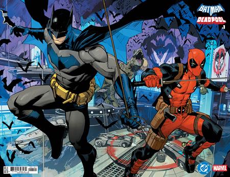 DC Marvel Batman Deadpool #1  | One Shot  B Dan Mora Batman Deadpool Wraparound Card Stock Var