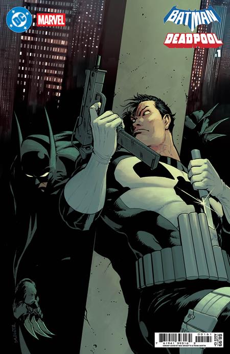 DC Marvel Batman Deadpool #1  | One Shot  G Nick Dragotta Batman Punisher Card Stock Var