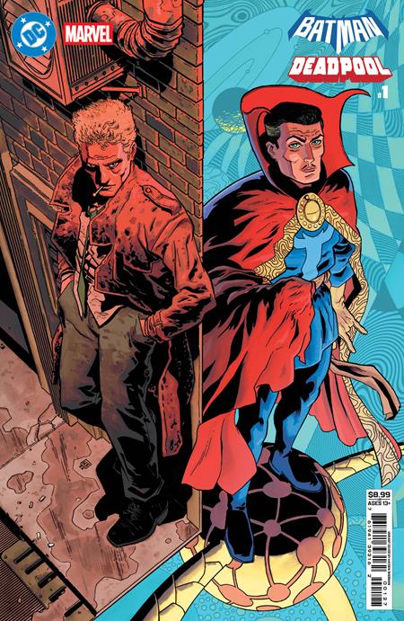 DC Marvel Batman Deadpool #1  | One Shot  P Hayden Sherman Constantine Dr Strange Card Stock Var