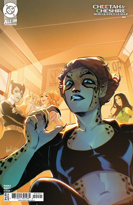 Cheetah And Cheshire Rob The Justice League #4 (of 6)  C Mirka Andolfo Card Stock Var