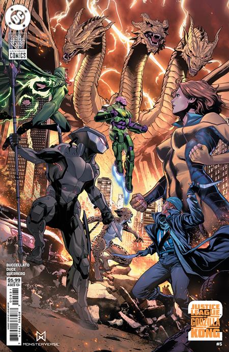 Justice League Vs Godzilla Vs Kong 2 #5 (of 7)  C Lucas Meyer Card Stock Var