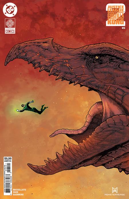 Justice League Vs Godzilla Vs Kong 2 #5 (of 7)  D Kevin Maguire Card Stock Var