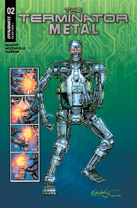 Terminator Metal #2  B Bob Layton Var
