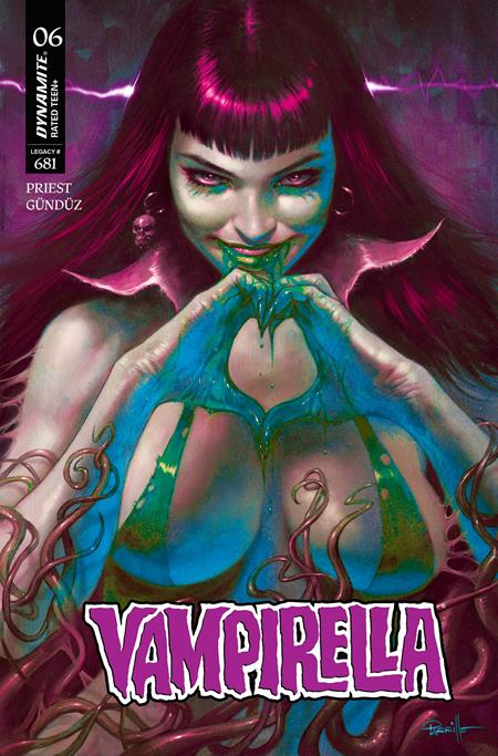 Vampirella (2025) #6  O Lucio Parrillo Ultraviolet Virgin Foc Bonus Var