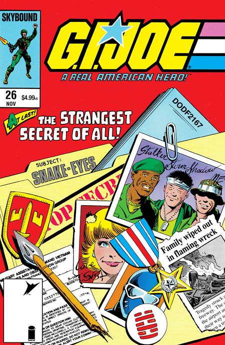 Gi Joe A Real American Hero #26 Hama Files Edition  C Mike Zeck & Bob Wiacek Foil Var
