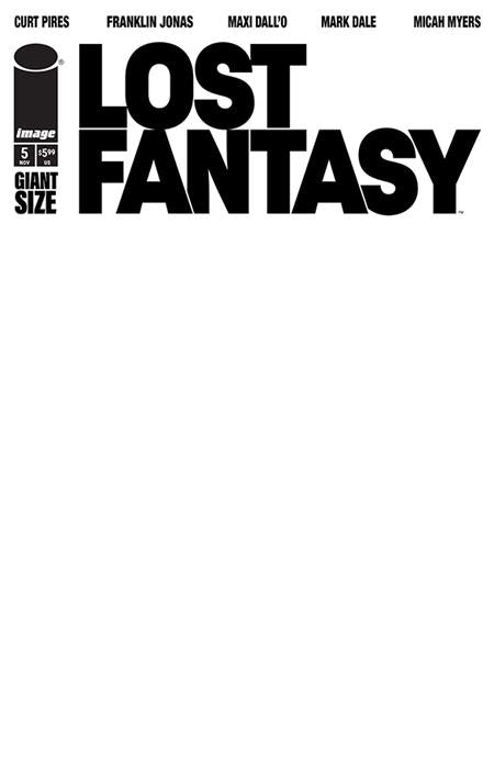 Lost Fantasy #5  G Blank Sketch Var