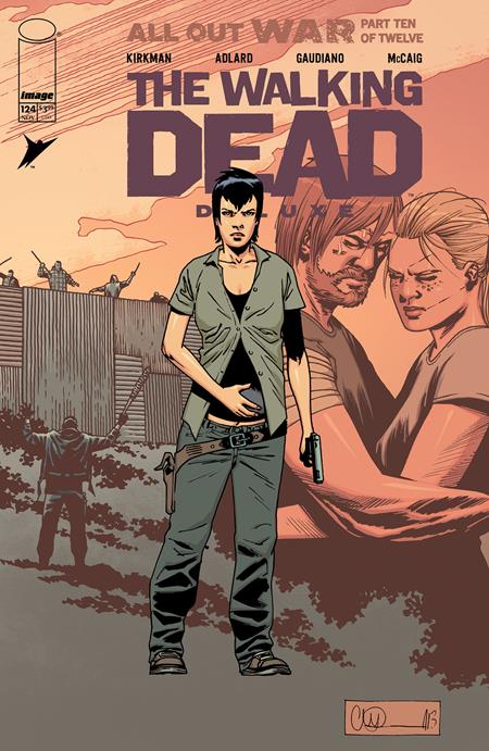 Walking Dead Deluxe #124  B Charlie Adlard & Dave Mccaig Var