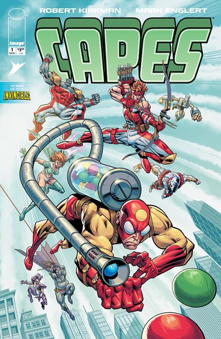 Invincible Universe Capes #1  G Mark Englert Youngblood Team Up Var