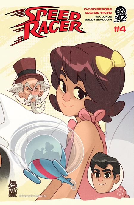 Speed Racer #4  B Sean Galloway Retro Manga Var