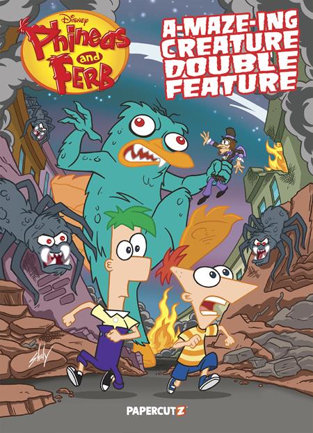 Phineas And Ferb A Maze Ing Creature Double Feature  | Hardcover - Graphic Novels - Image - Pop Weasel