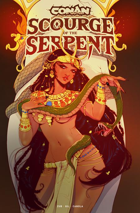 Conan The Barbarian Scourge Of The Serpent #3 (of 4)  D Ashleigh Izienicki Var