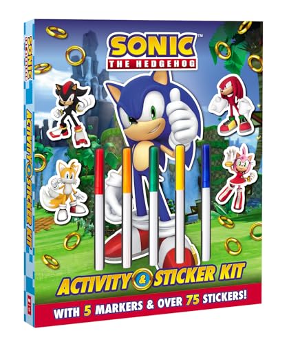 SONIC THE HEDGEHOG: ACTIVITY AND STICKER KIT (SEGA) - Childrens Books - Image - Pop Weasel