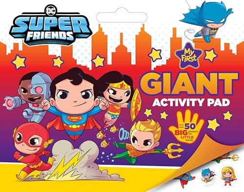 MY FIRST SUPER FRIENDS: GIANT ACTIVITY PAD (WARNER BROS.) - Childrens Books - Image - Pop Weasel