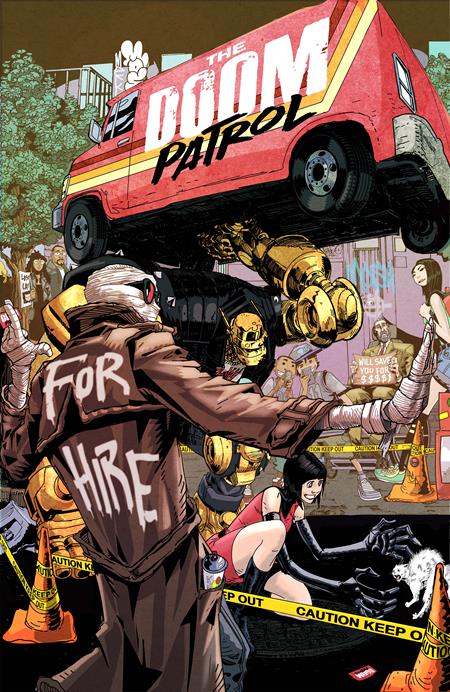 DOOM PATROL #5 CVR D DAMION SCOTT CARD STOCK VAR
