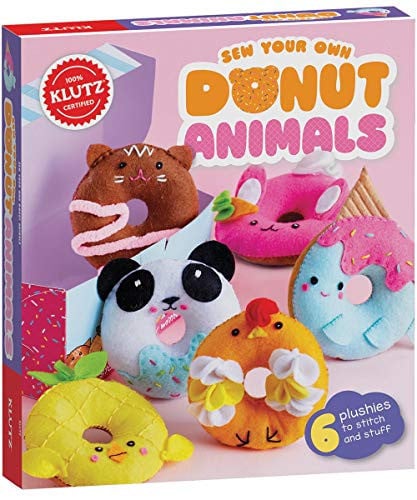 SEW YOUR OWN DONUT ANIMALS (KLUTZ) - Childrens Books - Image - Pop Weasel