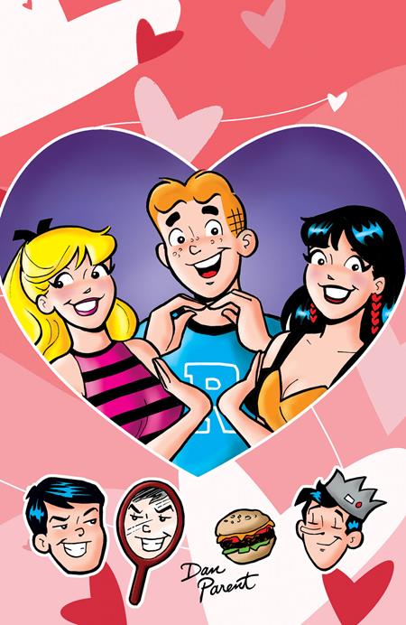 BETTY AND VERONICAS VALENTINES SPECTACULAR (ONE SHOT) CVR D DAN PARENT FOIL FULL ART VAR