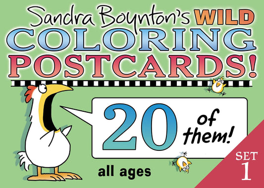 Sandra Boynton's Wild Coloring Postcards, Set 1