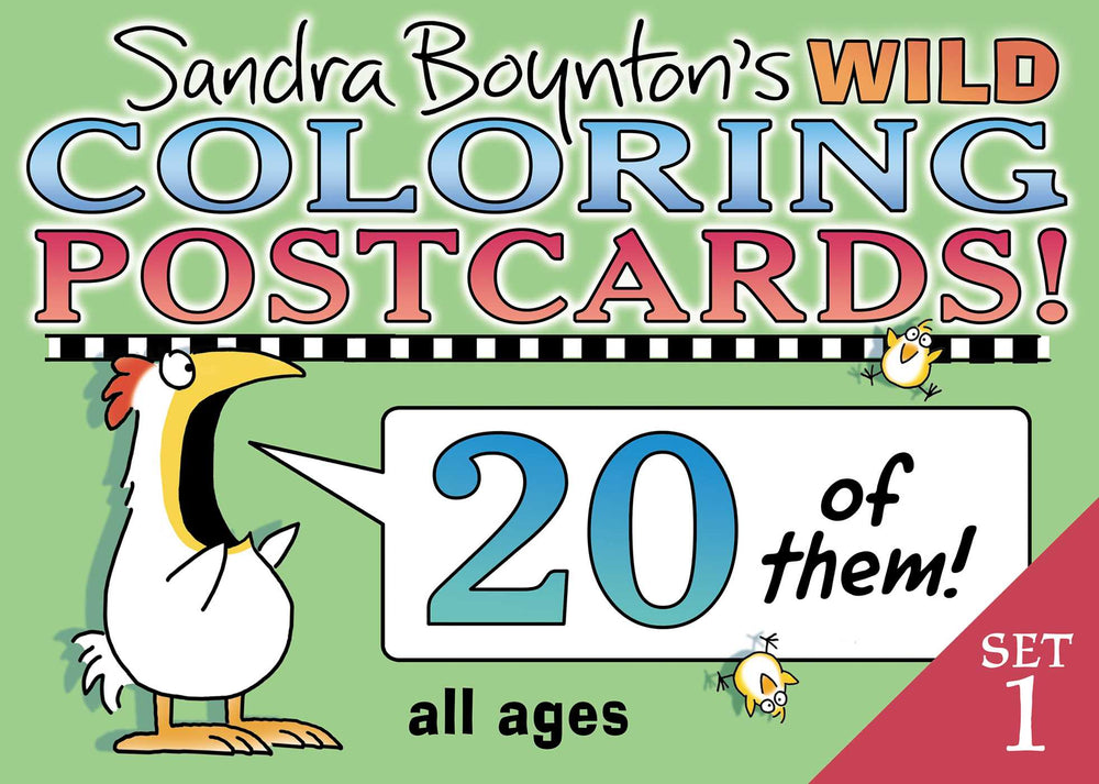 Sandra Boynton's Wild Coloring Postcards, Set 1 - Stationery - Image - Pop Weasel