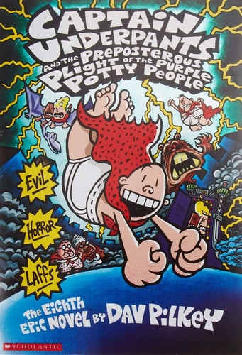 Captain Underpants And The Preposterous Plight Of The Purple Potty People - Childrens Books - Image - Pop Weasel