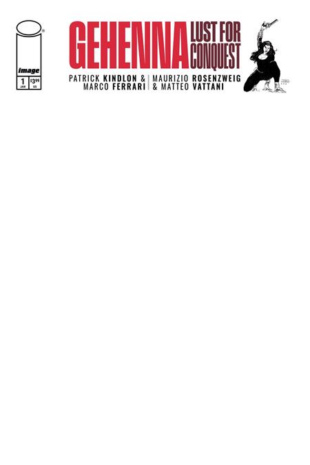 GEHENNA LUST FOR CONQUEST #1 (OF 4) CVR G BLANK SKETCH VAR (MR)