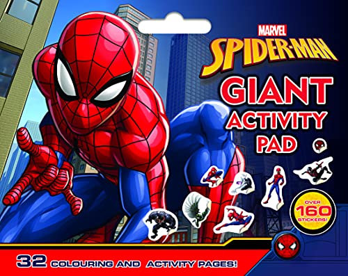 SPIDER-MAN: GIANT ACTIVITY PAD (MARVEL) - Childrens Books - Image - Pop Weasel