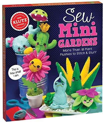 SEW MINI GARDENS (KLUTZ) - Childrens Books - Image - Pop Weasel