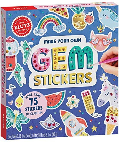 MAKE YOUR OWN GEM STICKERS (KLUTZ) - Childrens Books - Image - Pop Weasel