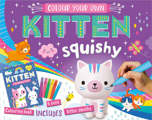 COLOUR YOUR OWN KITTEN SQUISHY