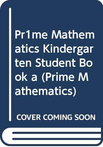 Pr1Me Mathematics Kindergarten Student Book A - Books - Image - Pop Weasel