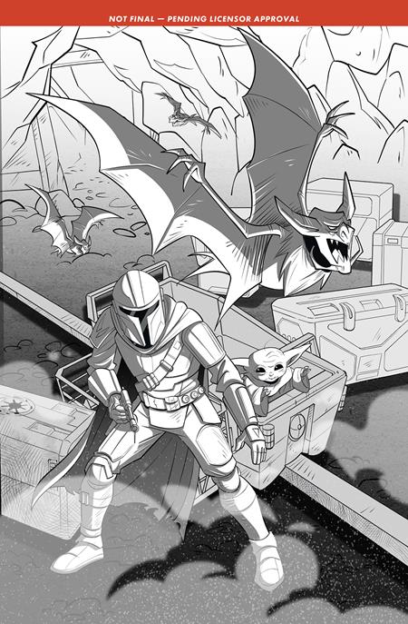 STAR WARS THE MANDALORIAN AND GROGU NIGHTMARE ON NEVARRO (ONE SHOT) CVR D ARIANNA FLOREAN VAR - Comics - Image - Pop Weasel